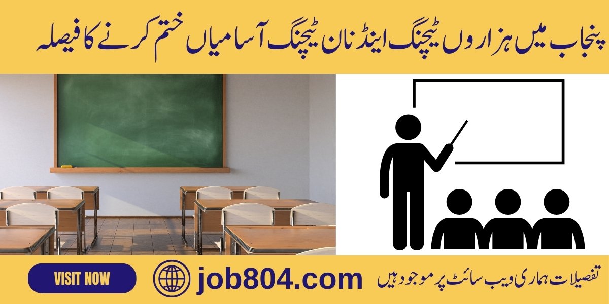 Punjab to Eliminate Thousands of Teaching and Non-Teaching Posts